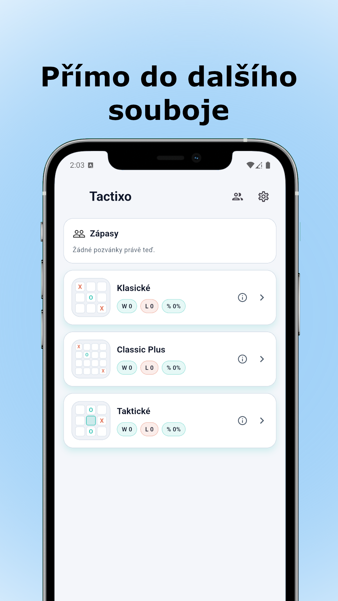Snimky obrazovky Tactixo na telefonu 5