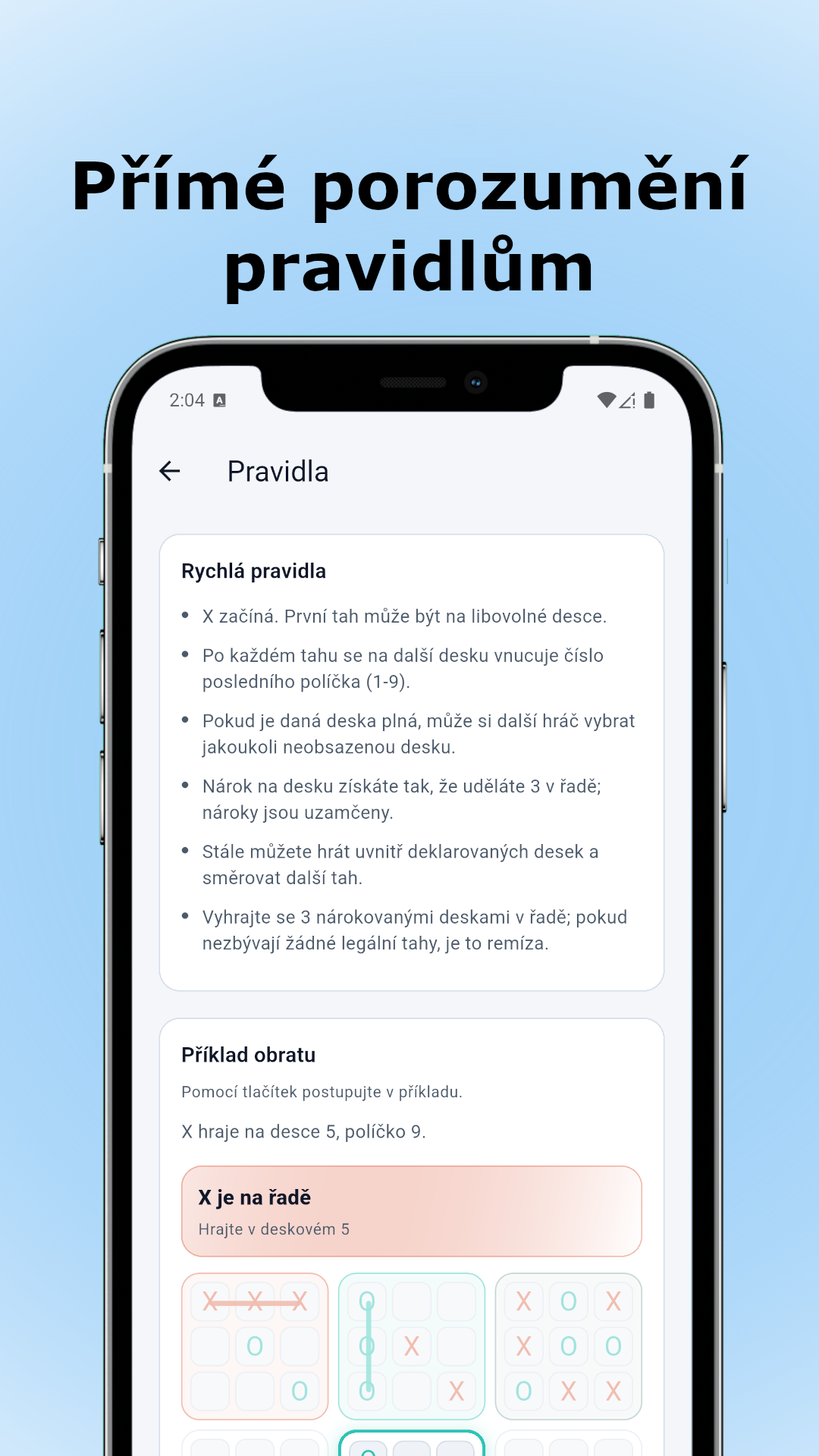 Snimky obrazovky Tactixo na telefonu 8