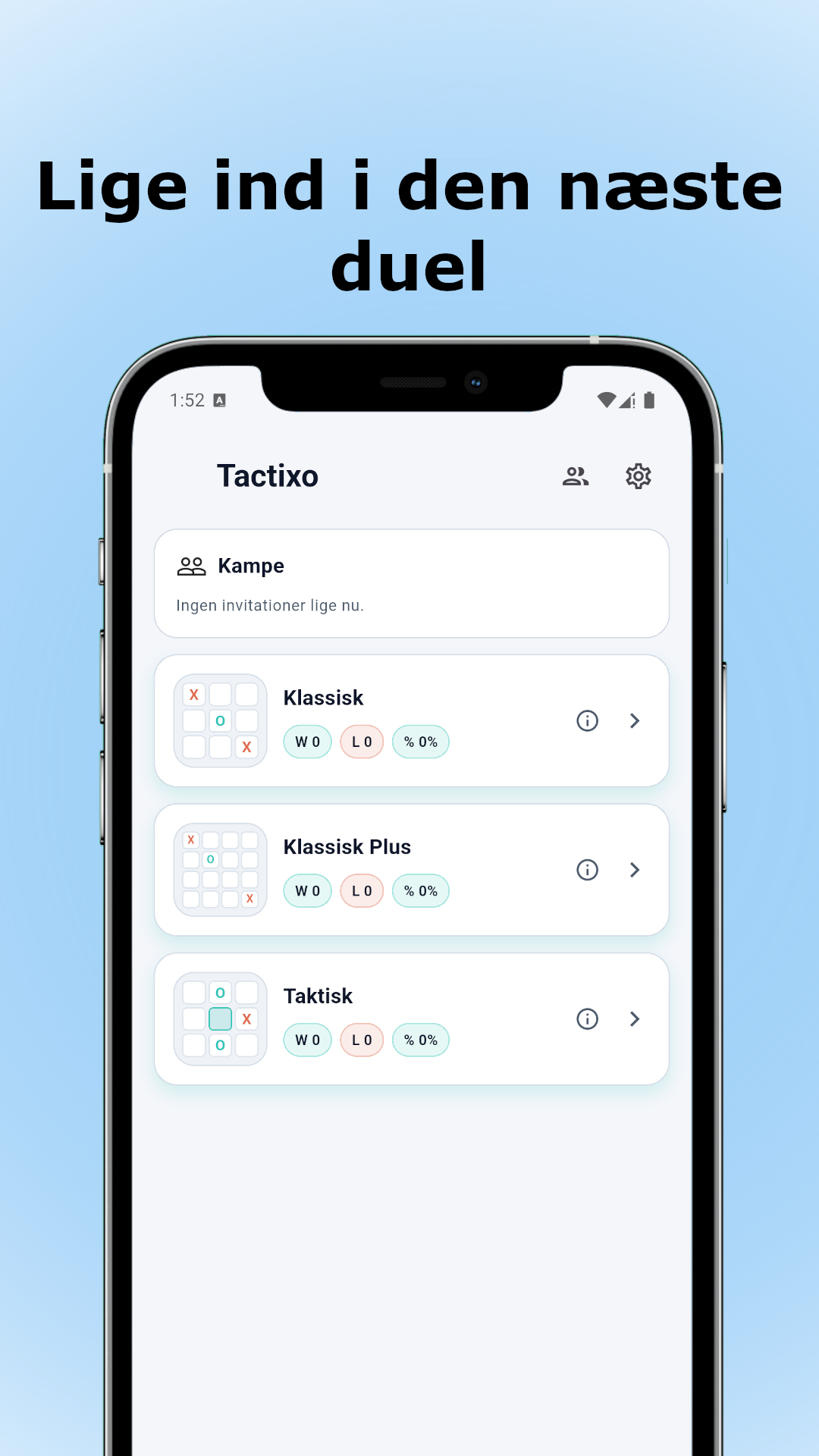 Tactixo skarmbilleder pa en smartphone 5