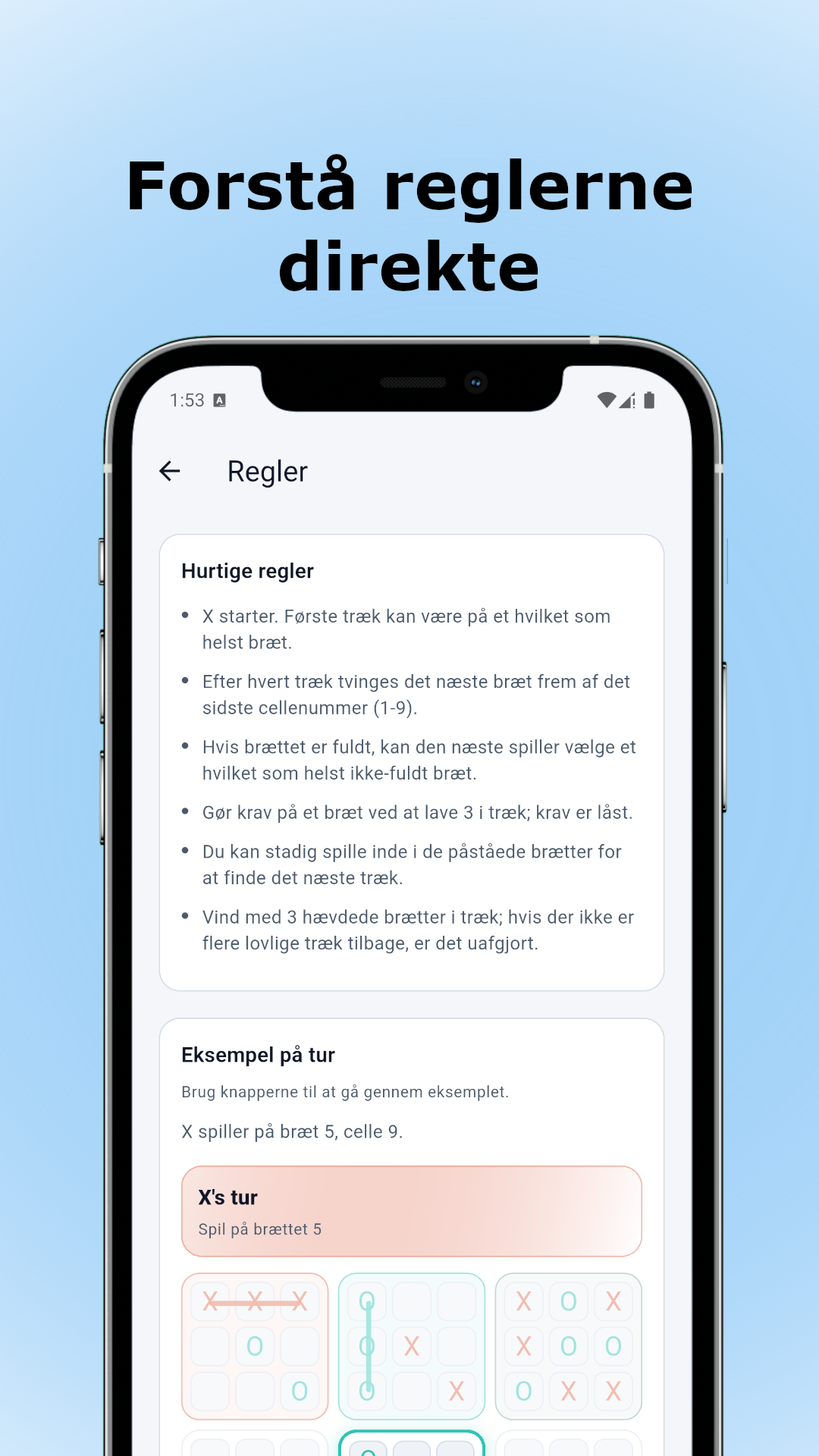 Tactixo skarmbilleder pa en smartphone 8