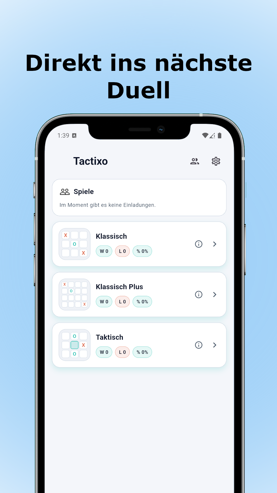Tactixo Screenshots auf einem Smartphone 5