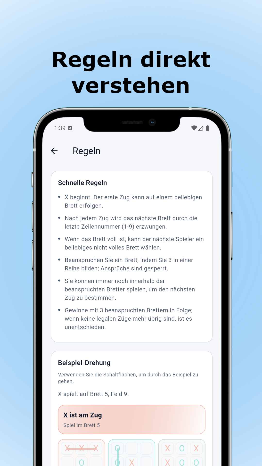 Tactixo Screenshots auf einem Smartphone 8