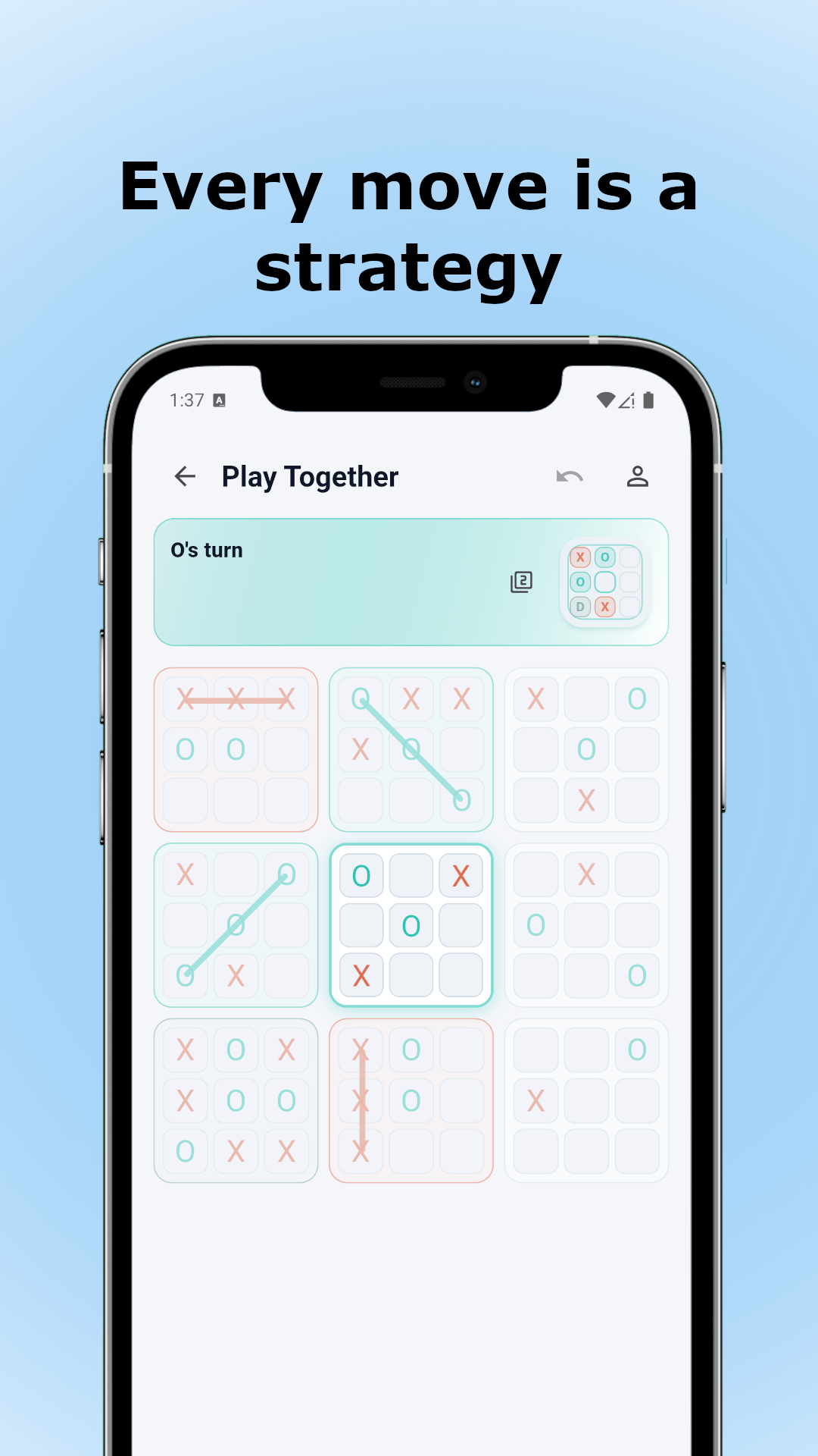Tactixo screenshot: Tactical board