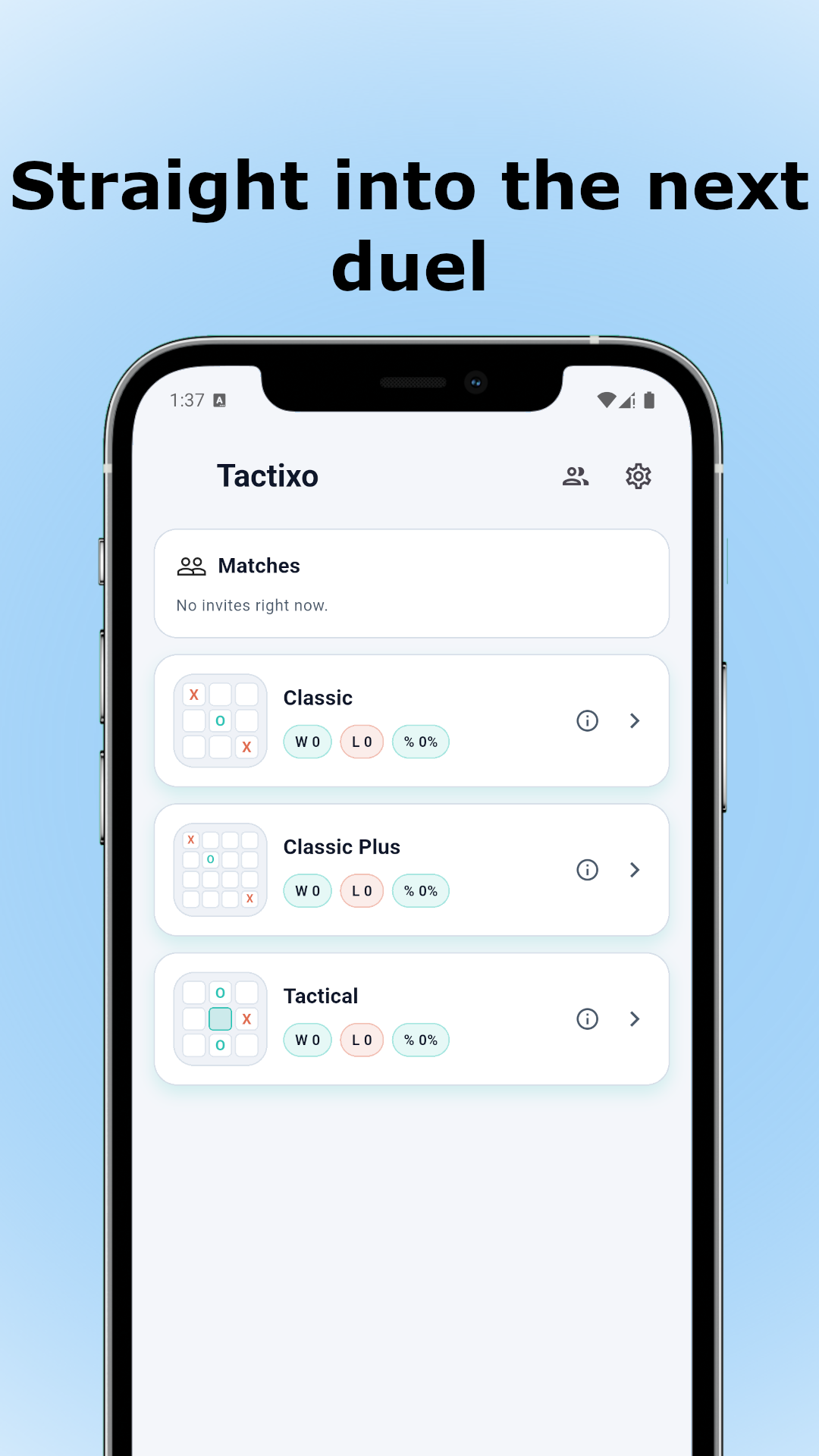 Tactixo screenshots on a phone 5