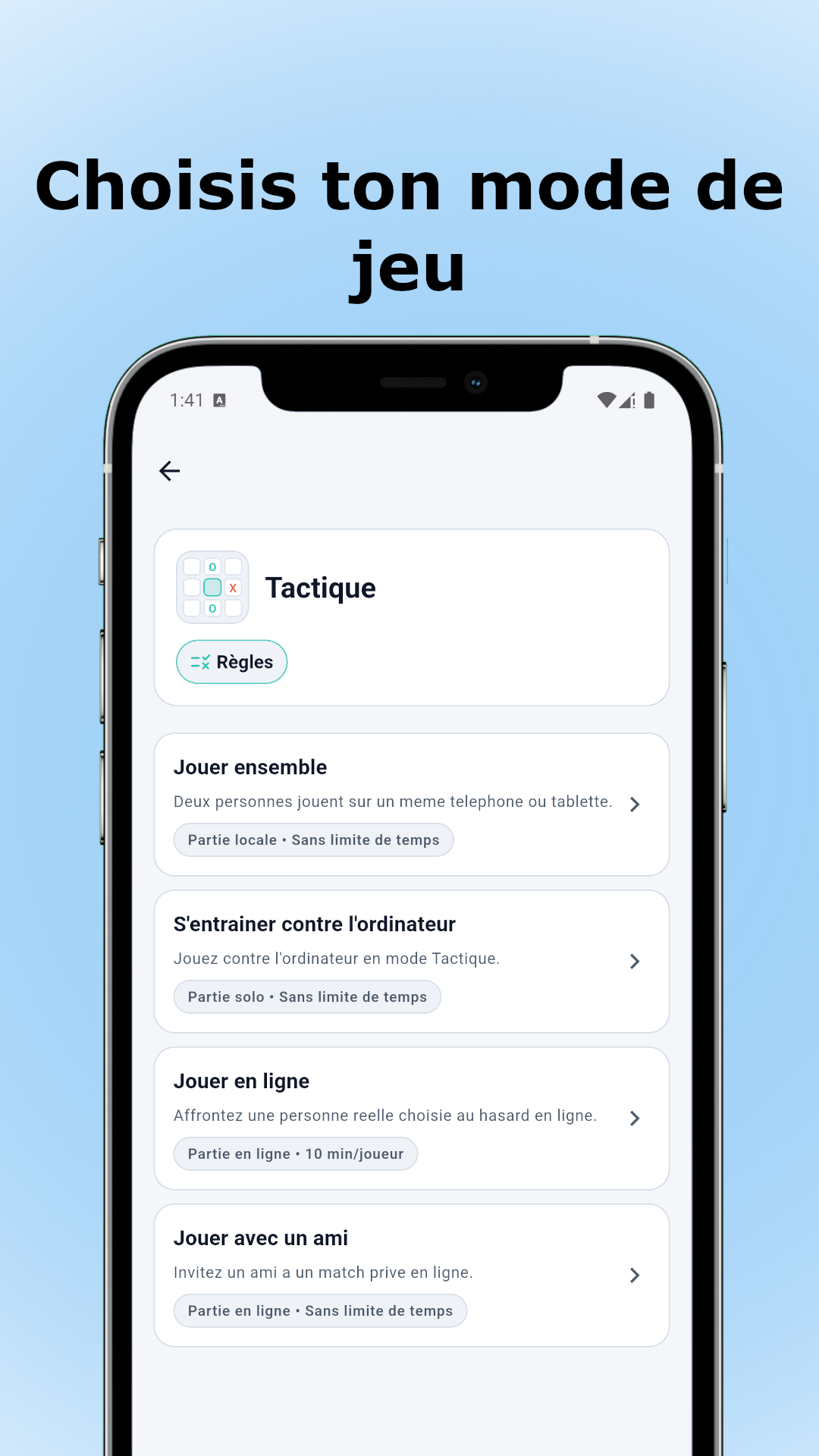 Capture Tactixo : theme