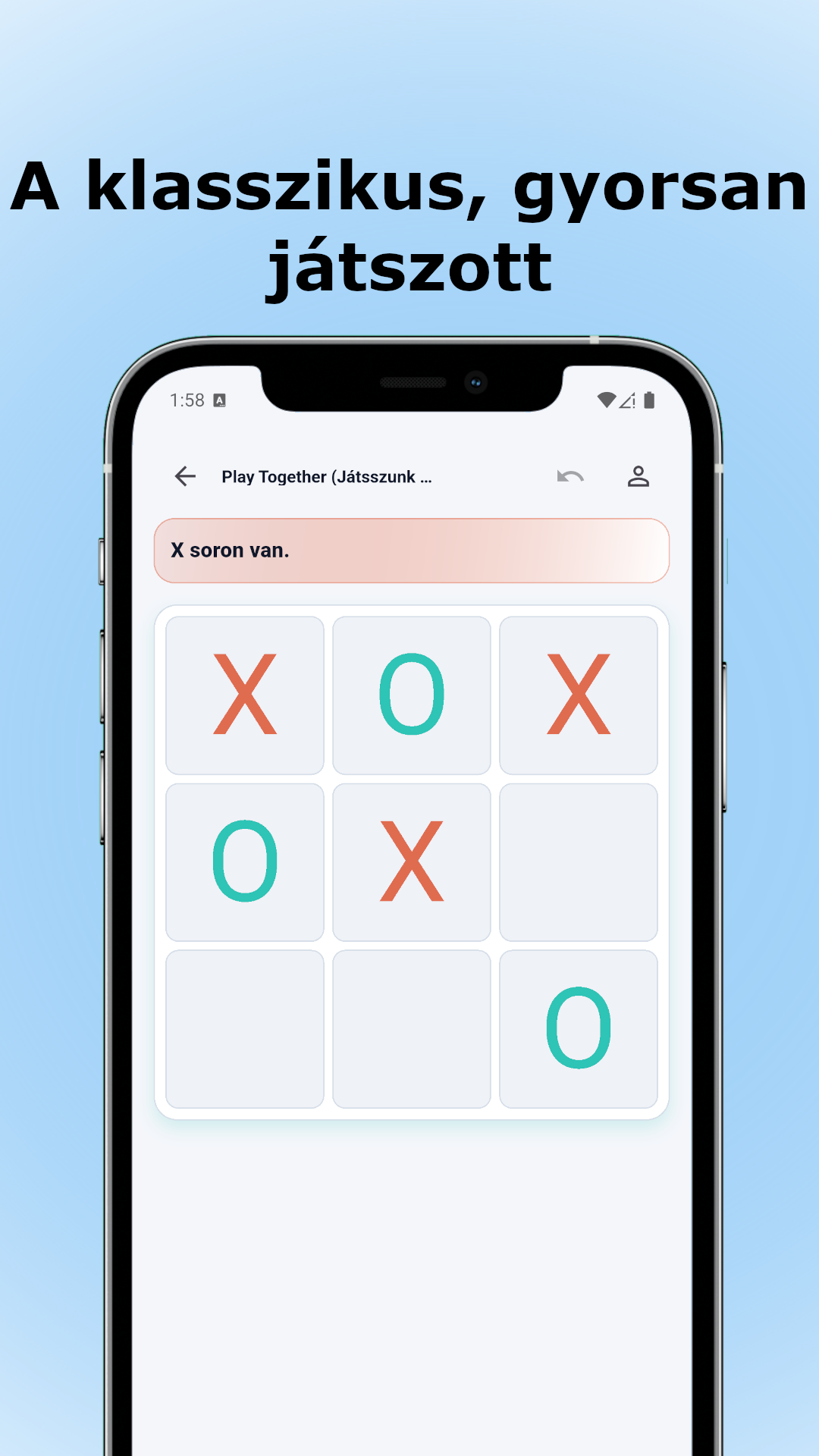 Tactixo kepernyokep: Online meccs