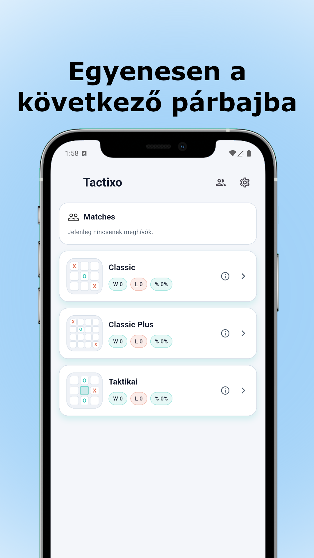 Tactixo kepernyokep egy telefonon 5