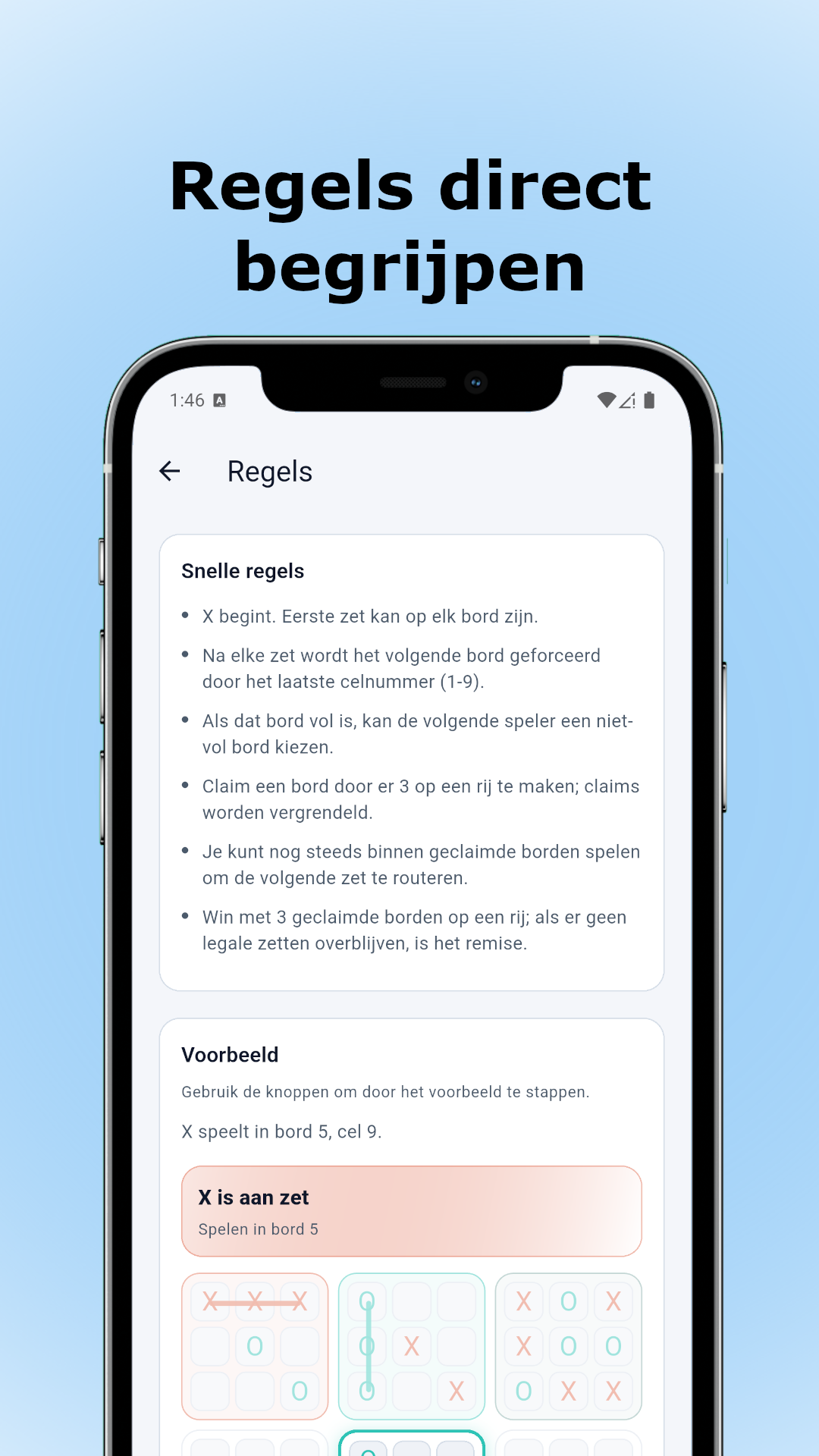 Tactixo screenshots op een smartphone 8