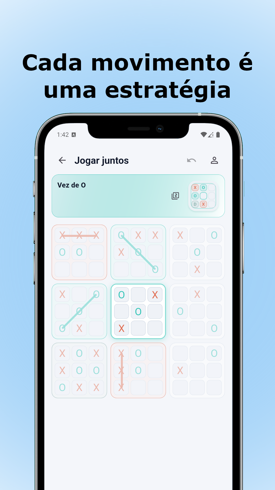 Captura Tactixo: tabuleiro tatico
